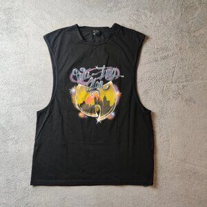 Wu Tang Clan Shirt Adult Mens XL Black Sleeveless